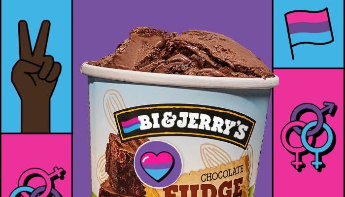 bissexual sorvete ben Jerrys dia da visibilidade