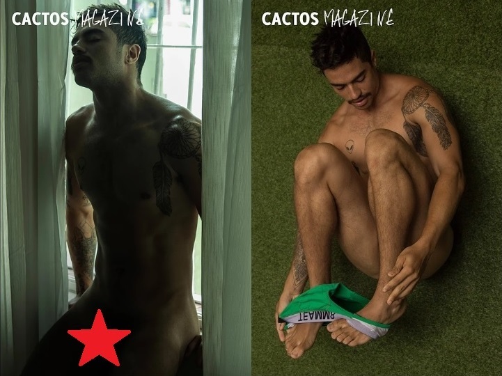 Cactoz Magazine: revista na web capricha nas fotos de homens pelados