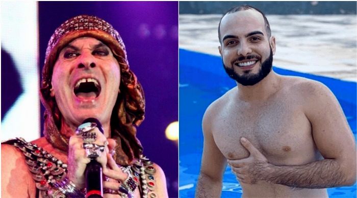 Ney Matogrosso e Mahmoud postam fotos pelados