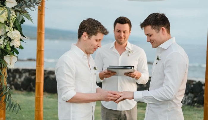 Sam Altman, CEO gay do ChatGPT se casa com namorado australiano
