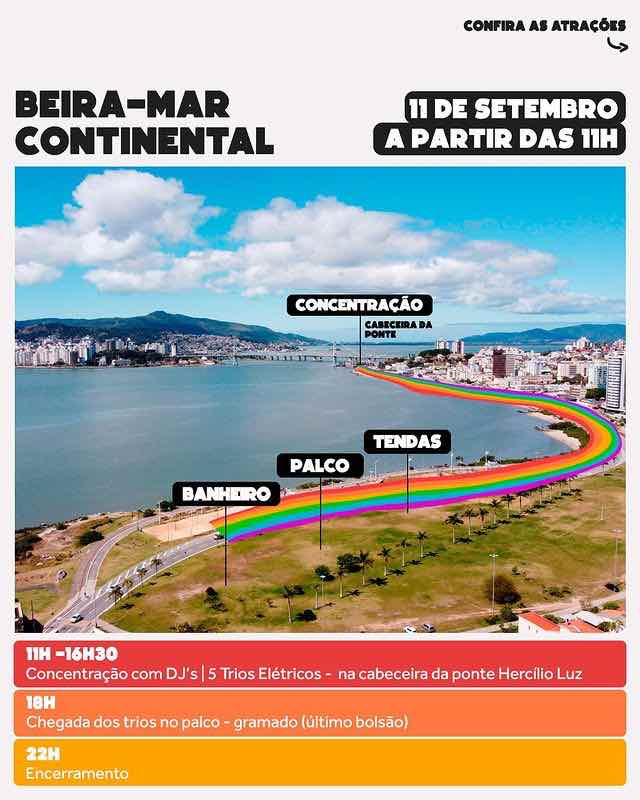 parada lgbt orgulho floripa 2022