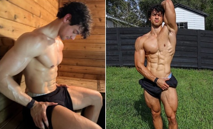 ;Corpo sarado de Victor Alexandre