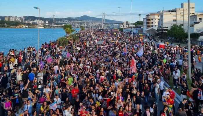 Parada LGBT floripa Florianópolis 2022 