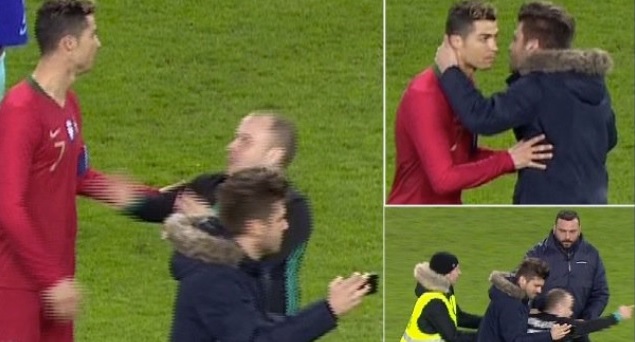 Cristiano Ronaldo quase ganha beijo gay