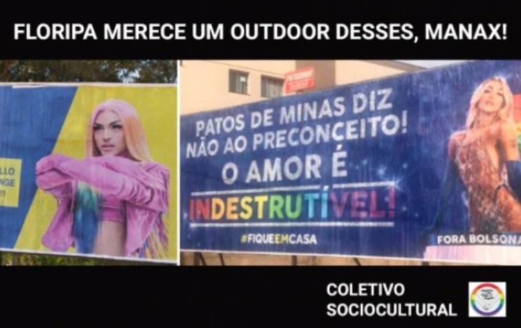 Floripa faz campanha para ter outdoor LGBT de Pabllo Vittar