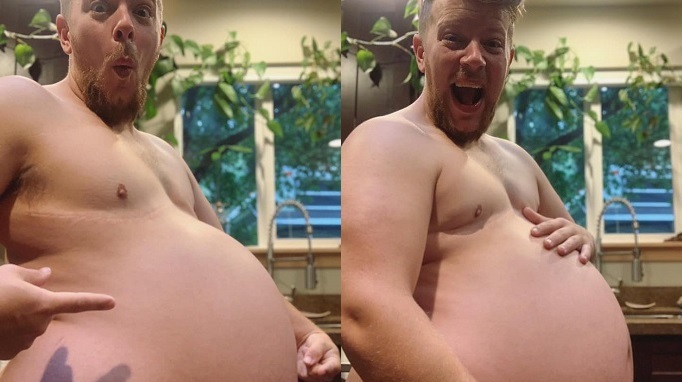 Homem trans grávido