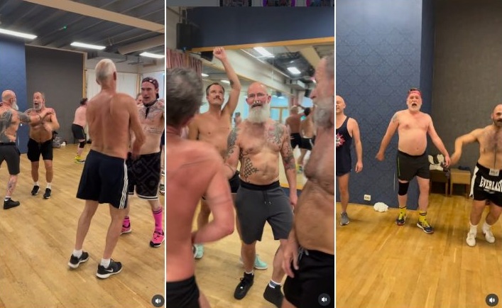 Aula de dança para gays maduros viraliza na web