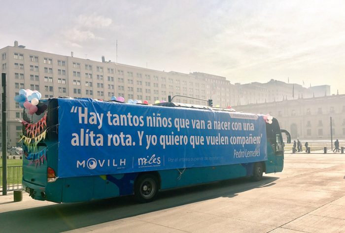 Ônibus da diversidade em Santiago e Valparaíso, no Chile