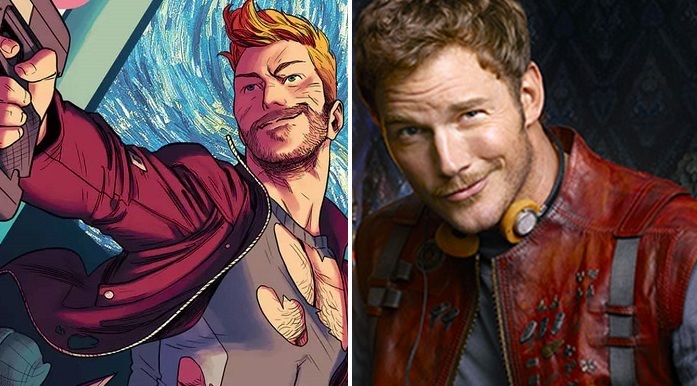 Chris Pratt vive herói bissexual Peter Quill (Star-Lord) em Guardiões da Galáxia