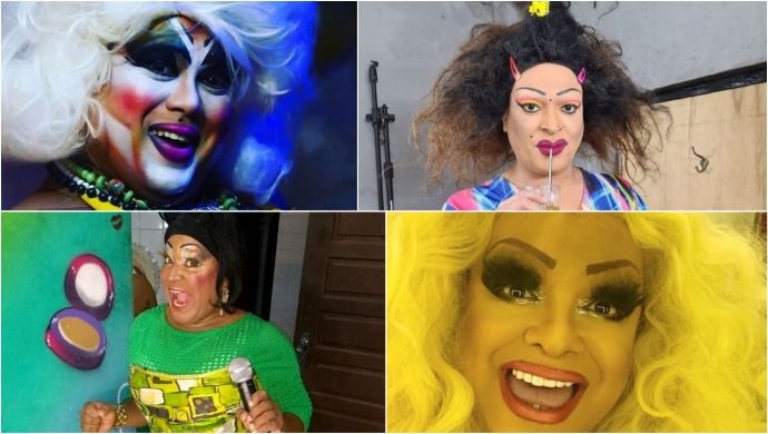 Drag queens caricatas falam do riso! Mas o futuro pode ser sem graça