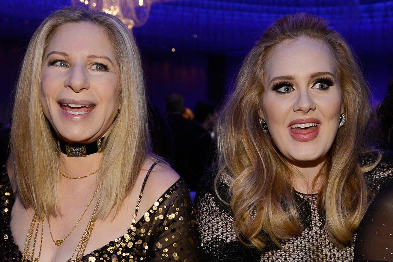 Barbra Streisand e Adele podem lançar álbum de duetos, diz jornal