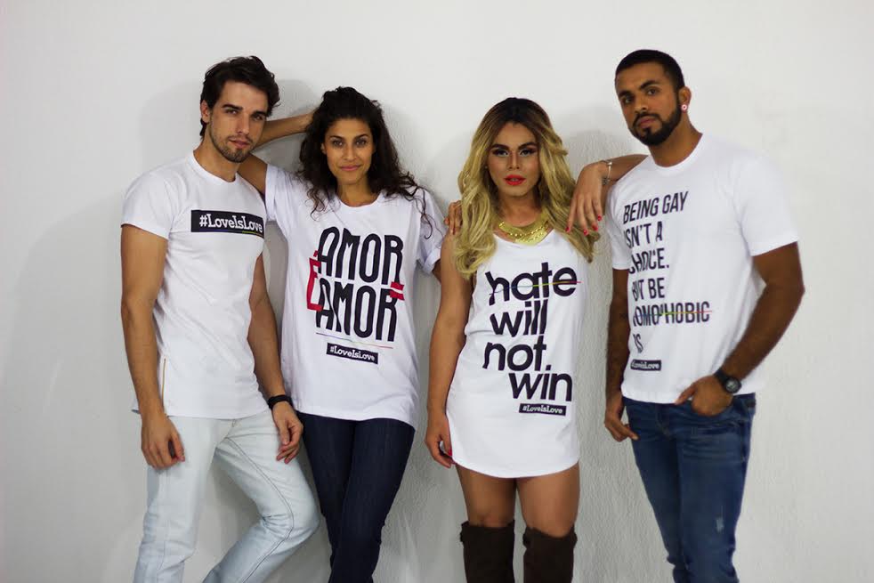 Em lembrança a Orlando, grife brasileira vende camisetas