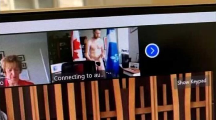 Político canadense é flagrado pelado em audiência virtual