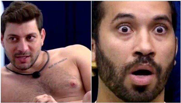 BBB21: Caio fala ter 21,8 cm de dote e pergunta se Gil 'quer dar'