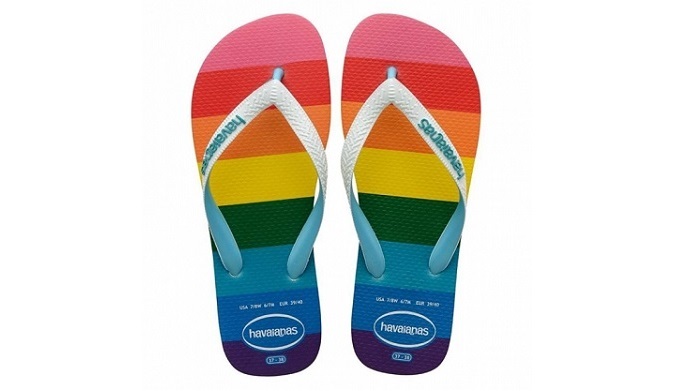 Havaianas lança linha LGBT, mas erra nas cores