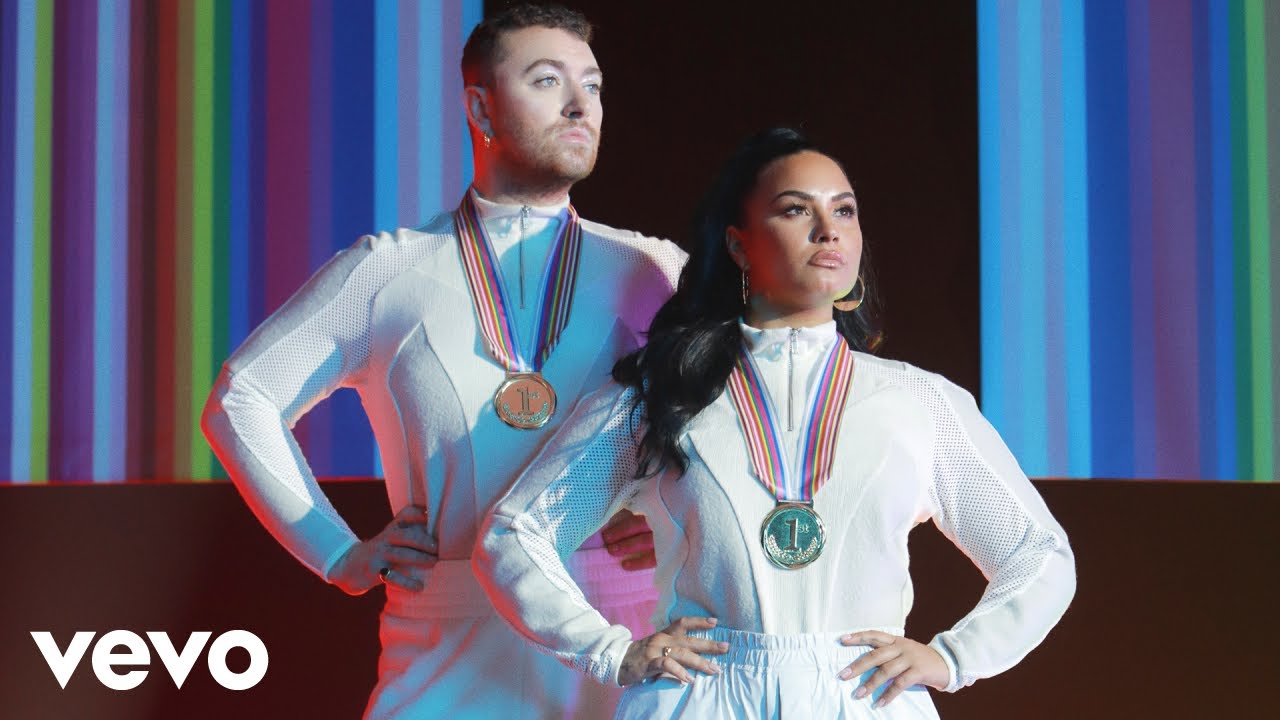 Sam Smith e Demi Lovato conquistam Olimpíada em novo vídeo