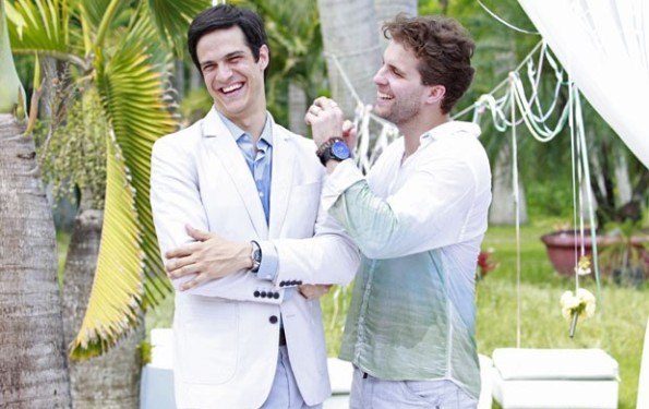 Vídeo mostra bastidores do beijo gay de Niko e Félix